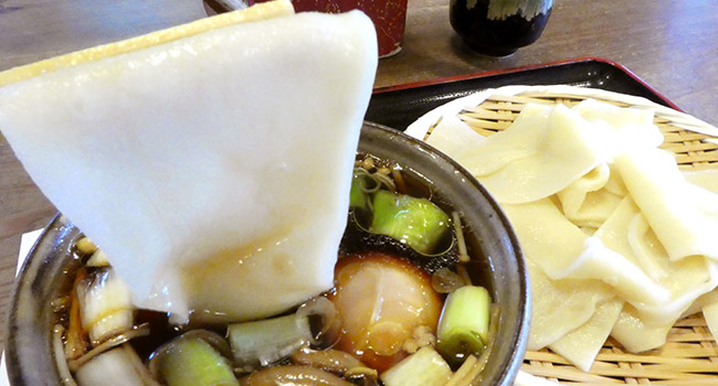 まるで一反もめん!ご当地グルメ川幅うどんを実食「馬力屋」