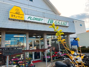供養花は、圓福寺から徒歩約15分「FLORIST IWASAKI」
