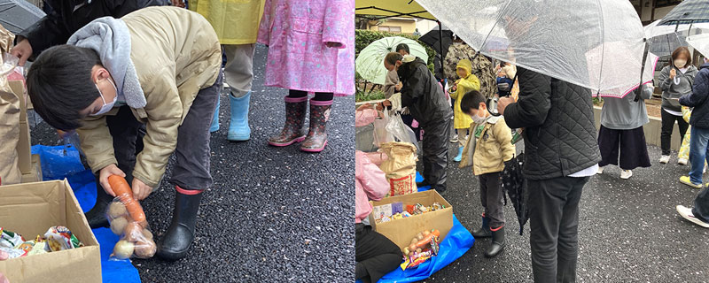 野菜つかみ取り｜市川市 妙正寺「桜祭り」