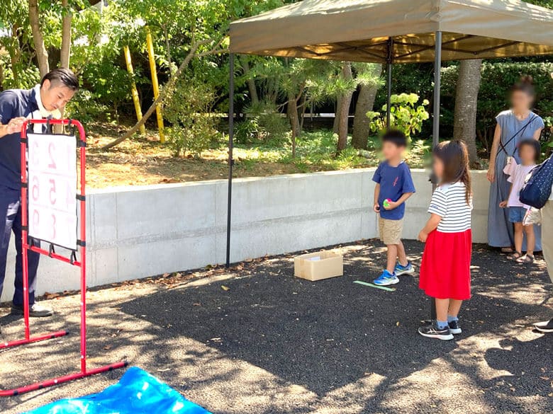 夏祭り「ストラックアウト」｜市川　妙正寺