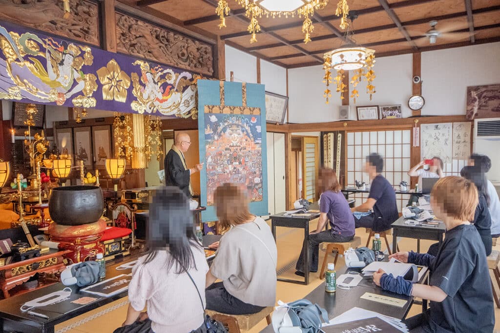平等寺夏祭り_法話