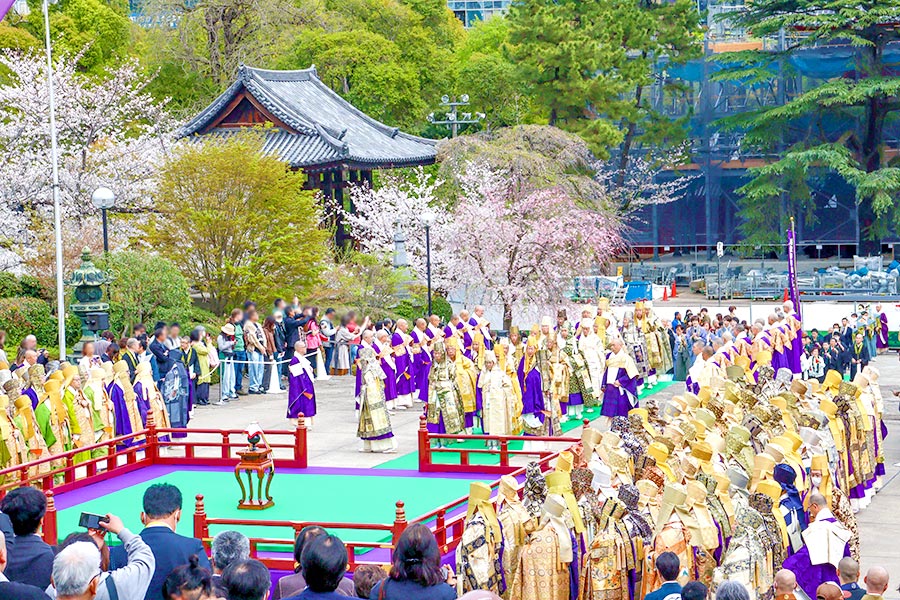 増上寺お練行列